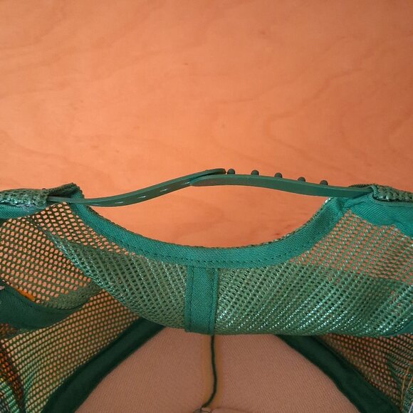 Vintage 1989 ABC National Bowling Tournament Wichita Green 3 Stripe Trucker Hat - Picture 10 of 12